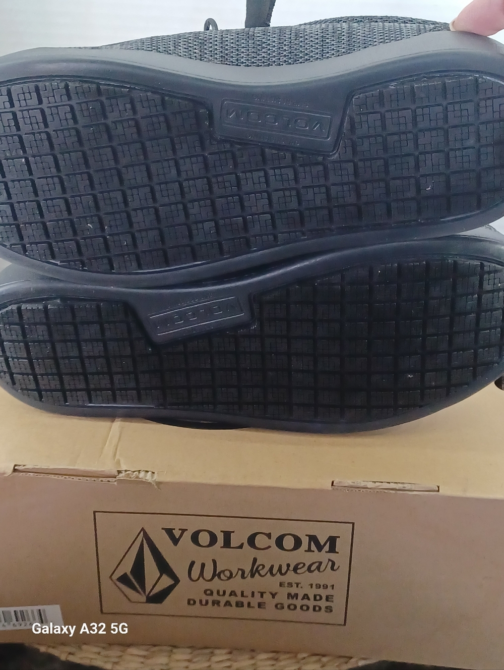Volcom Womens Chill, Work Safety Loafers, Gray/black With Composite Toe Sz 8.5 W - Picture 8 of 13